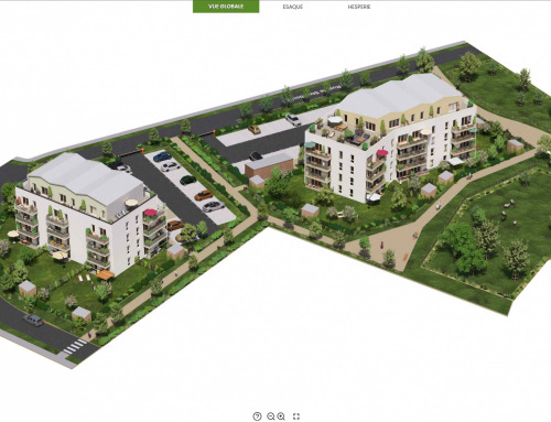 [Maquette Etages & 360] – FONCIM Groupe Delphine Jean – Le Triangle des Crêtes -Bretteville sur Odon